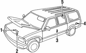 12557694 General Motors Наклейка