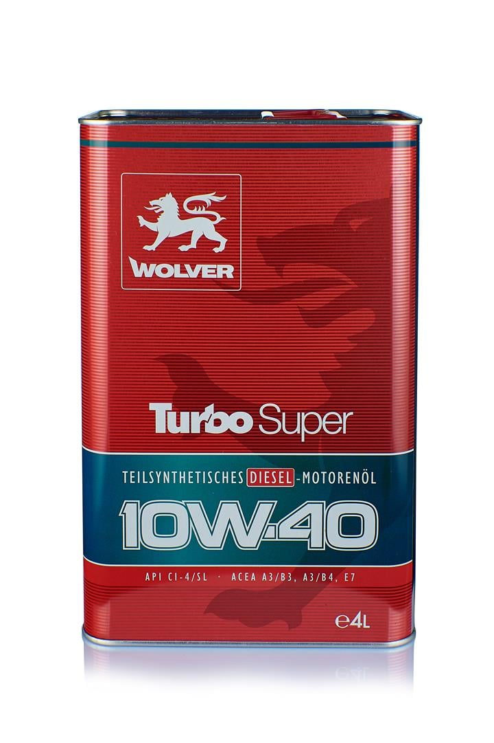 Wolver 4260360941191 Моторна олива Wolver Turbo Super 10W-40, 4л 4260360941191: Купити в Україні - Добра ціна на EXIST.UA!