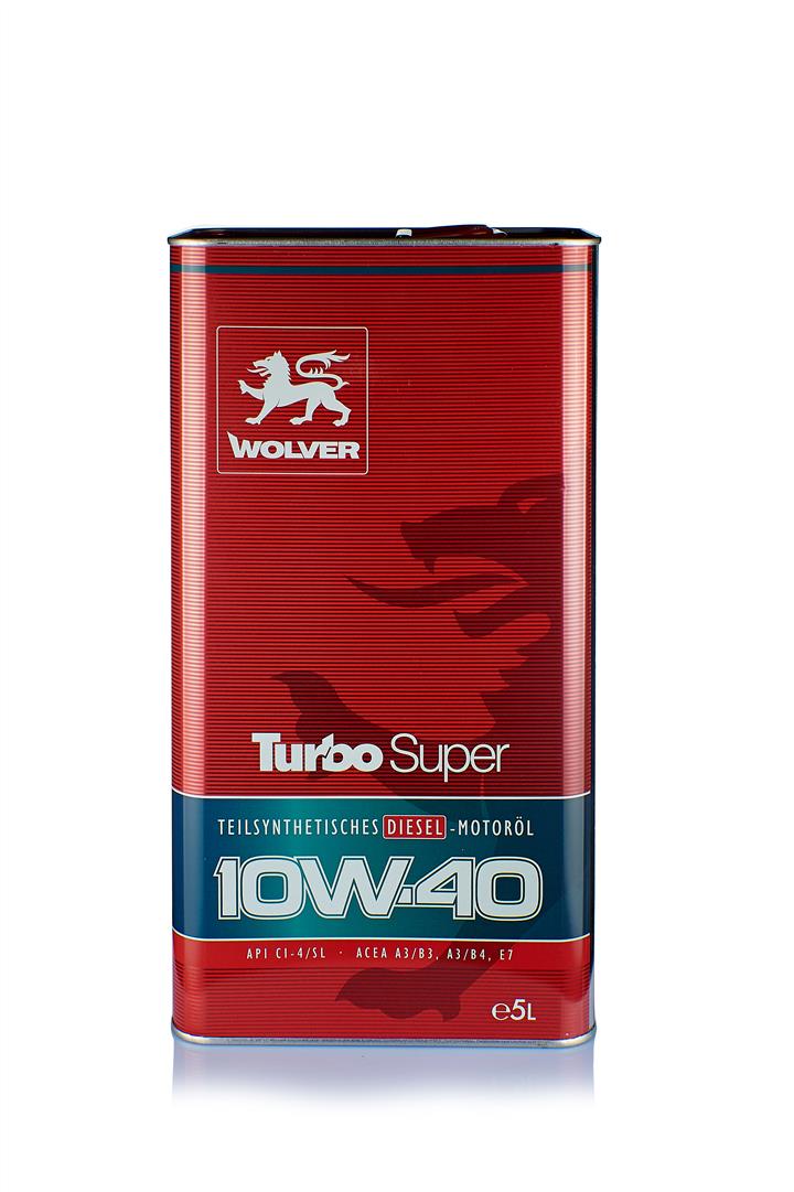Wolver 4260360940910 Моторна олива Wolver Turbo Super 10W-40, 5л 4260360940910: Купити в Україні - Добра ціна на EXIST.UA!