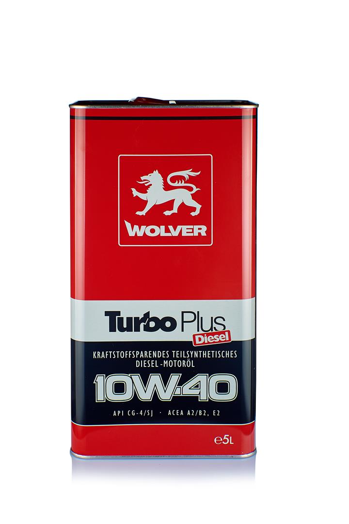 Wolver 4260360940996 Моторна олива Wolver Turbo Plus 10W-40, 5 л 4260360940996: Приваблива ціна - Купити в Україні на EXIST.UA!