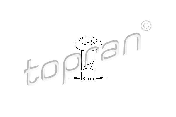 Topran 700 593 Втулка з прямокутним капелюшком 700593: Купити в Україні - Добра ціна на EXIST.UA!
