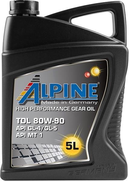 AlpineOil 0100722 Олива трансмісійна ALPINE Gear Oil TDL 80W-90 GL-4/GL-5, 5 л 0100722: Купити в Україні - Добра ціна на EXIST.UA!