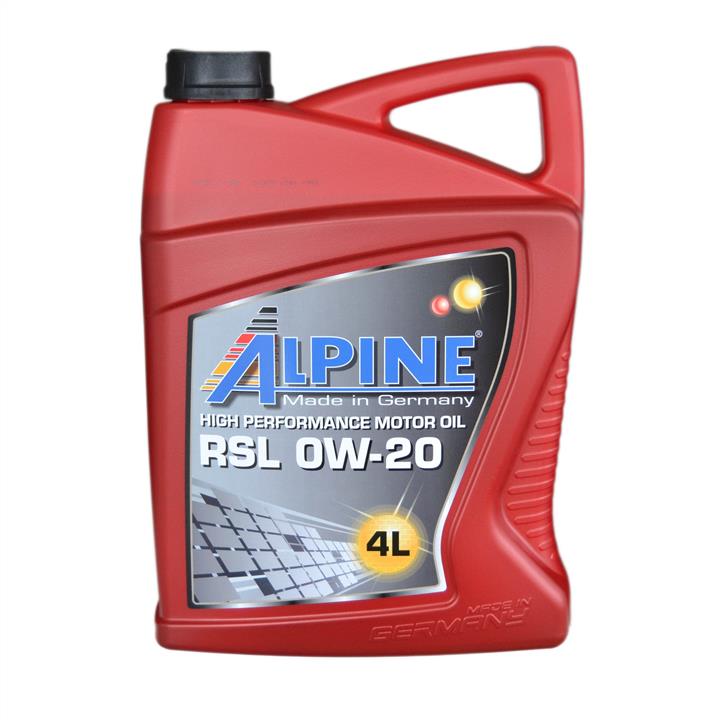 AlpineOil 0100199 Моторна олива AlpineOil RSL 0W-20, 4л 0100199: Купити в Україні - Добра ціна на EXIST.UA!
