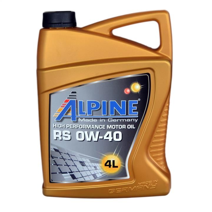 AlpineOil 0100228 Моторна олива AlpineOil RS 0W-40, 4л 0100228: Купити в Україні - Добра ціна на EXIST.UA!