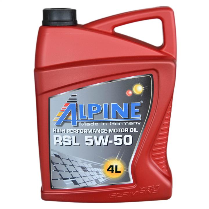 AlpineOil 0101428 Моторна олива AlpineOil RSL 5W-50, 4л 0101428: Купити в Україні - Добра ціна на EXIST.UA!