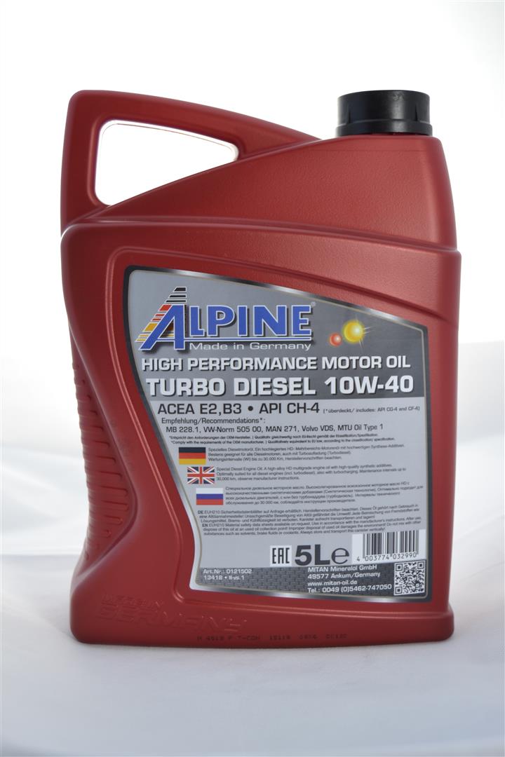 Купити AlpineOil 0121502 за низькою ціною в Україні!