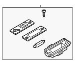 7L6943021 VAG Фонарь подсветки номерного знака