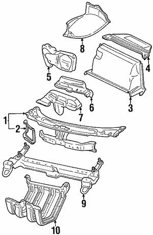 357805591A VAG Панель передняя