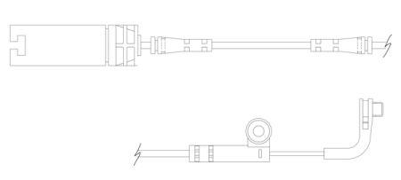 Датчик износа тормозных колодок Quick brake WS 0218 A