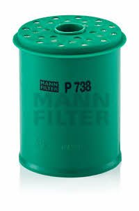 Mann-Filter P 738 X Фільтр палива P738X: Купити в Україні - Добра ціна на EXIST.UA!