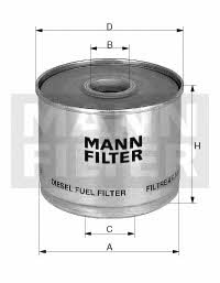 Mann-Filter P 935/2 X Фільтр палива P9352X: Купити в Україні - Добра ціна на EXIST.UA!