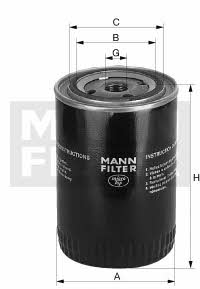 Фільтр масляний Mann-Filter W 940&#x2F;15 N
