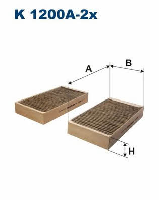 Купити Filtron K 1200A-2X за низькою ціною в Україні!