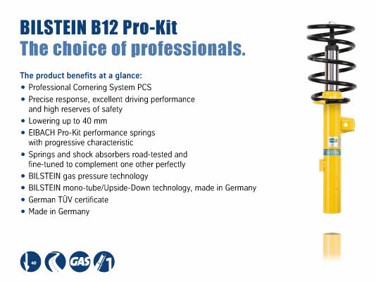 Bilstein BIL_014942 Комплект ходової частини, пружини амортизатори BIL014942: Приваблива ціна - Купити в Україні на EXIST.UA!