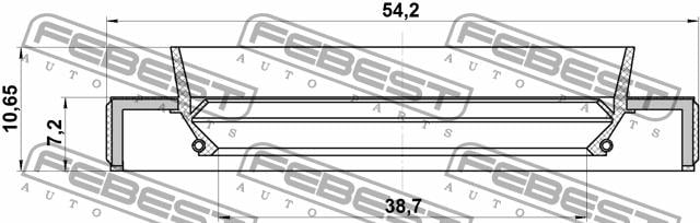 Купить Febest 95HBY-40540711R по низкой цене в Украине!