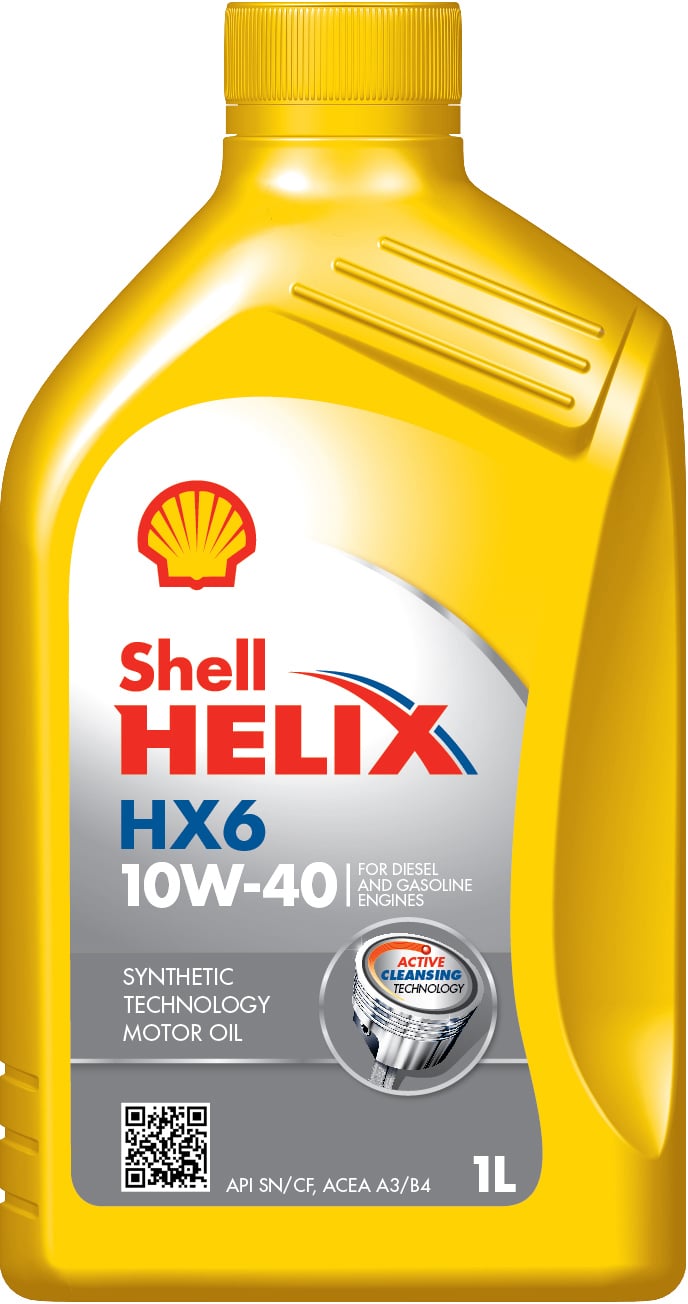 Shell HELIX HX 6 10W-40 1L Моторна олива Shell Helix HX6 10W-40, 1л HELIXHX610W401L: Приваблива ціна - Купити в Україні на EXIST.UA!