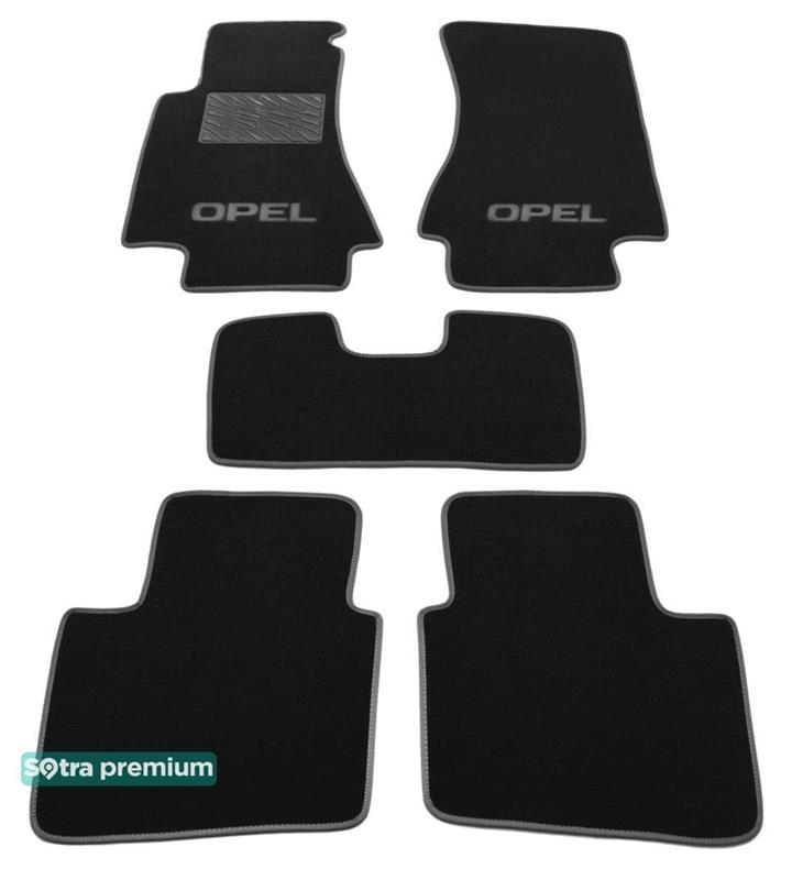 Sotra 00021-CH-BLACK Килимки салону Sotra двошарові чорні для Opel Omega b (1994-2003), комплект 00021CHBLACK: Купити в Україні - Добра ціна на EXIST.UA!