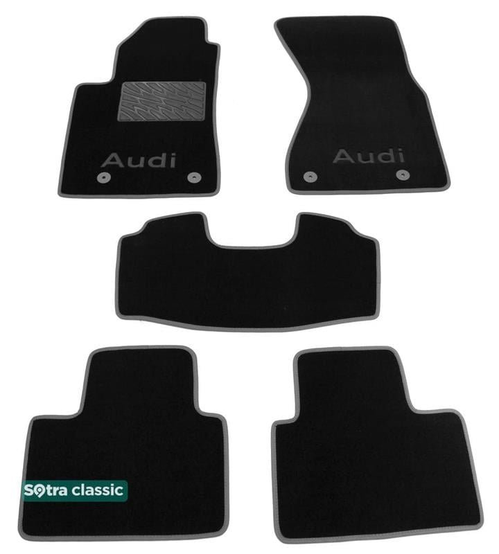 Sotra 00022-GD-BLACK Килимки салону Sotra двошарові чорні для Audi A8 (1994-2002), комплект 00022GDBLACK: Купити в Україні - Добра ціна на EXIST.UA!