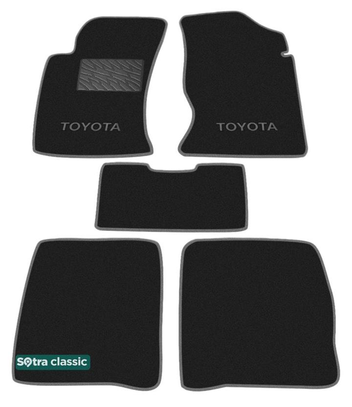 Sotra 00032-GD-BLACK Килимки салону Sotra двошарові чорні для Toyota Carina e (1992-1997), комплект 00032GDBLACK: Приваблива ціна - Купити в Україні на EXIST.UA!