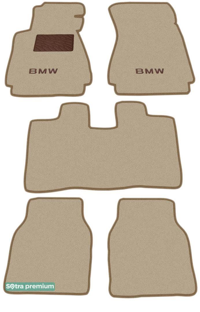 00061CHBEIGE Sotra Коврики салона Sotra двухслойные бежевые для BMW 7-series (1994-2001), комплект