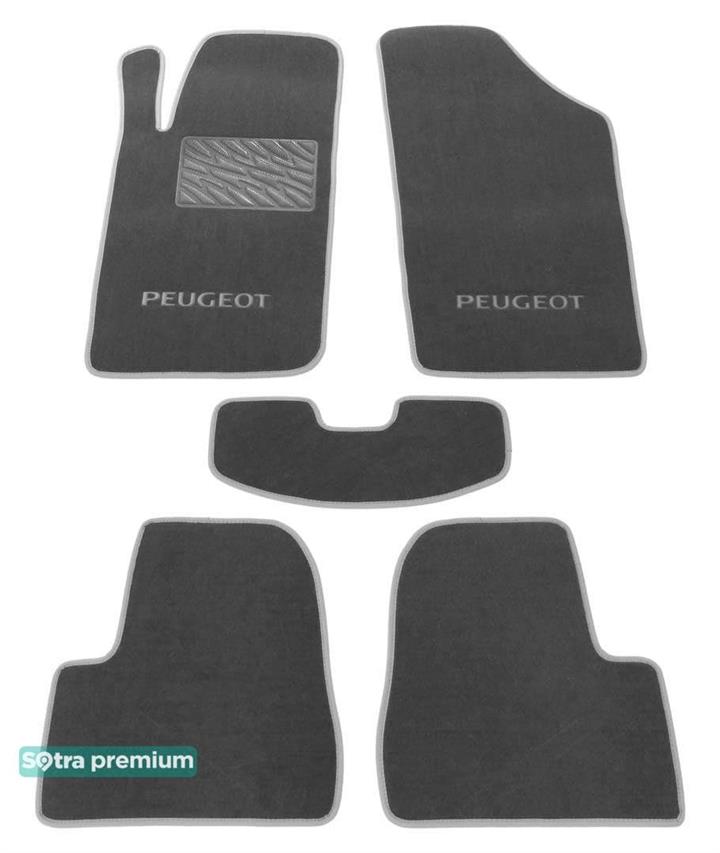 Sotra 00087-CH-GREY Килимки салону Sotra двошарові сірі для Peugeot 206 (1998-2012), комплект 00087CHGREY: Приваблива ціна - Купити в Україні на EXIST.UA!