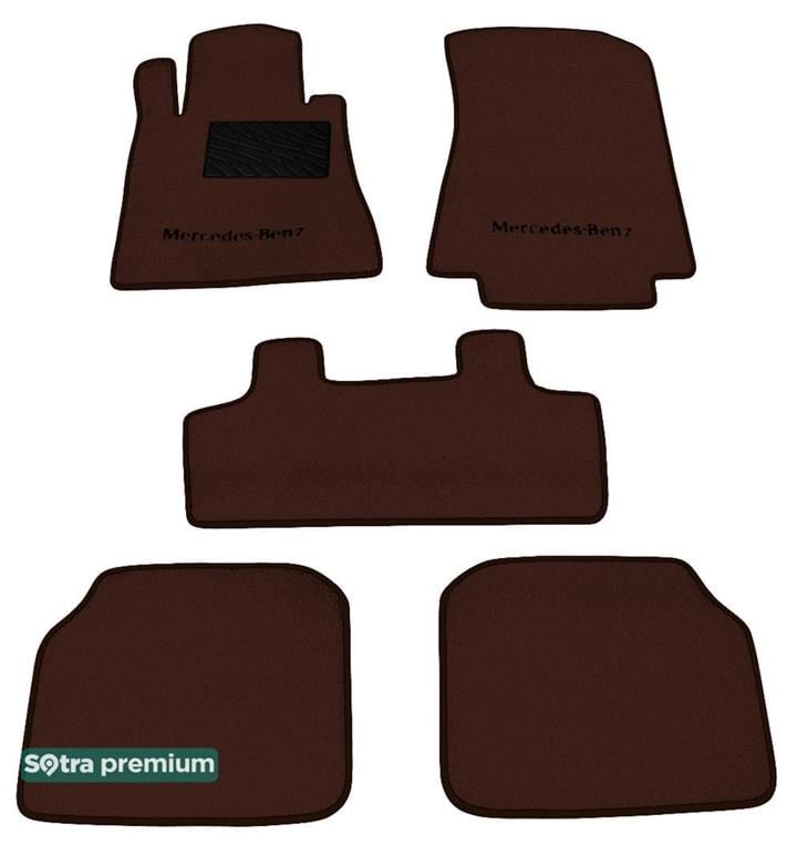 Sotra 00284-CH-CHOCO Килимки салону Sotra двошарові коричневі для Mercedes S-class (1991-1998), комплект 00284CHCHOCO: Купити в Україні - Добра ціна на EXIST.UA!