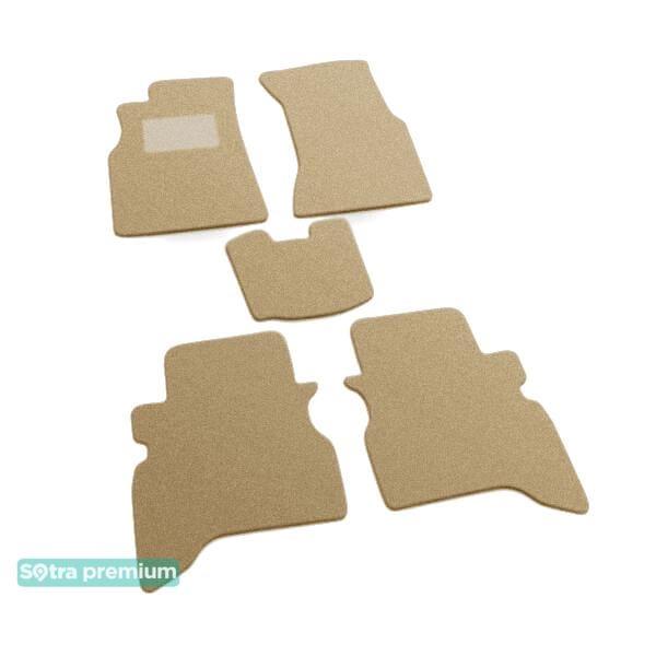 00359CHBEIGE Sotra Коврики салона Sotra двухслойные бежевые для Toyota 4runner (1989-1995), комплект