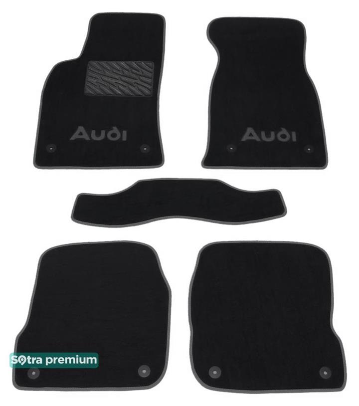 Sotra 00479-CH-BLACK Килимки салону Sotra двошарові чорні для Audi A6 (1998-2004), комплект 00479CHBLACK: Купити в Україні - Добра ціна на EXIST.UA!