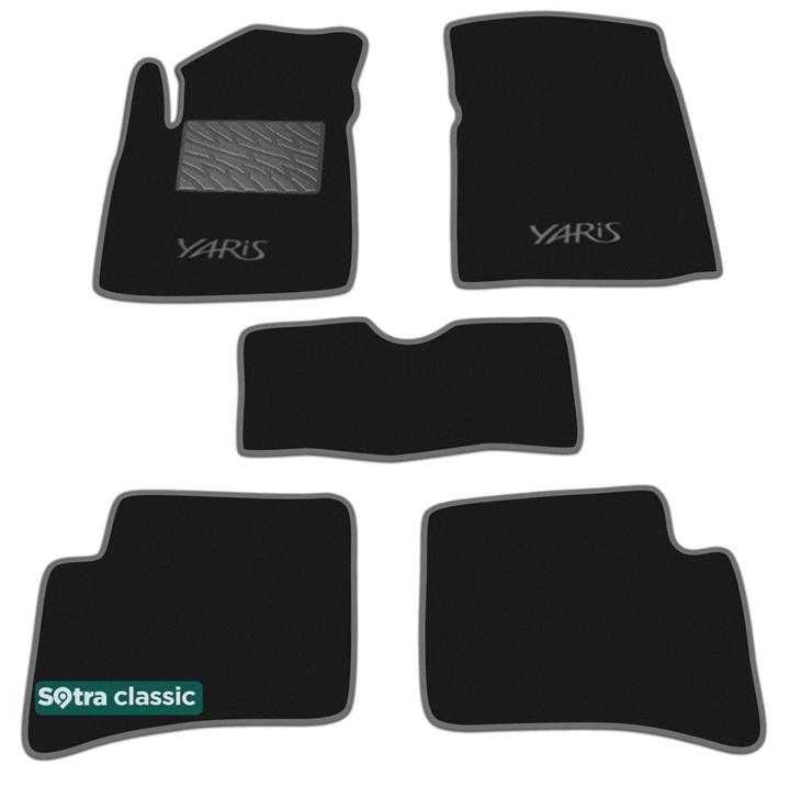 Sotra 00617-GD-BLACK Килимки салону Sotra двошарові чорні для Toyota Yaris (1999-2005), комплект 00617GDBLACK: Купити в Україні - Добра ціна на EXIST.UA!