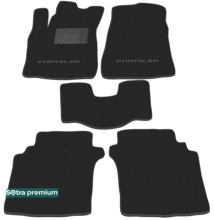 Sotra 00724-CH-BLACK Килимки салону Sotra двошарові чорні для Chrysler Stratus (1996-2000), комплект 00724CHBLACK: Купити в Україні - Добра ціна на EXIST.UA!