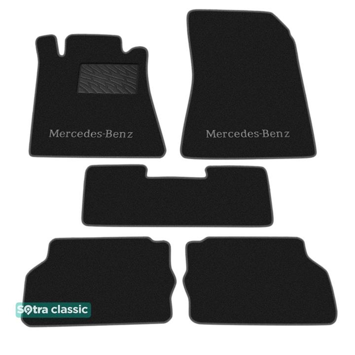 00834GDBLACK Sotra Килимки салону Sotra двошарові чорні для Mercedes Cl-class (1992-1998), комплект