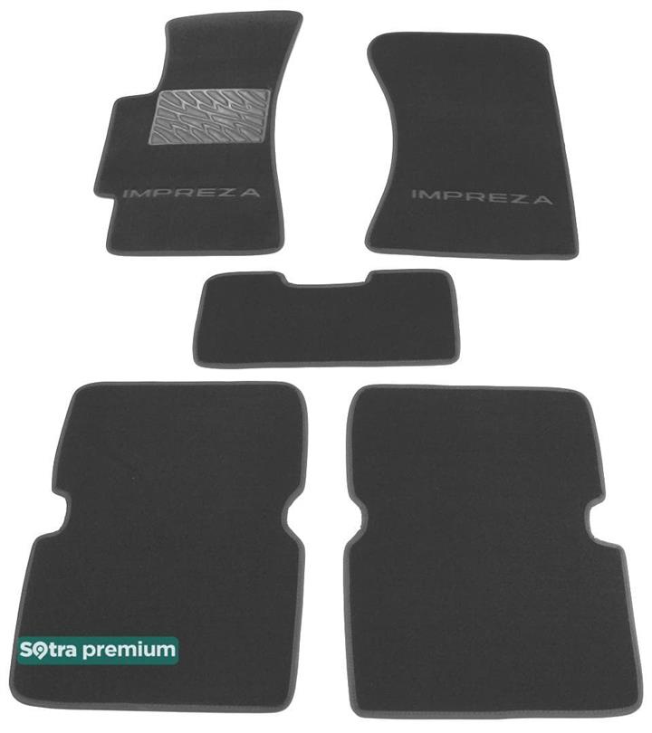 Sotra 00855-CH-GREY Килимки салону Sotra двошарові сірі для Subaru Impreza (2000-2007), комплект 00855CHGREY: Купити в Україні - Добра ціна на EXIST.UA!