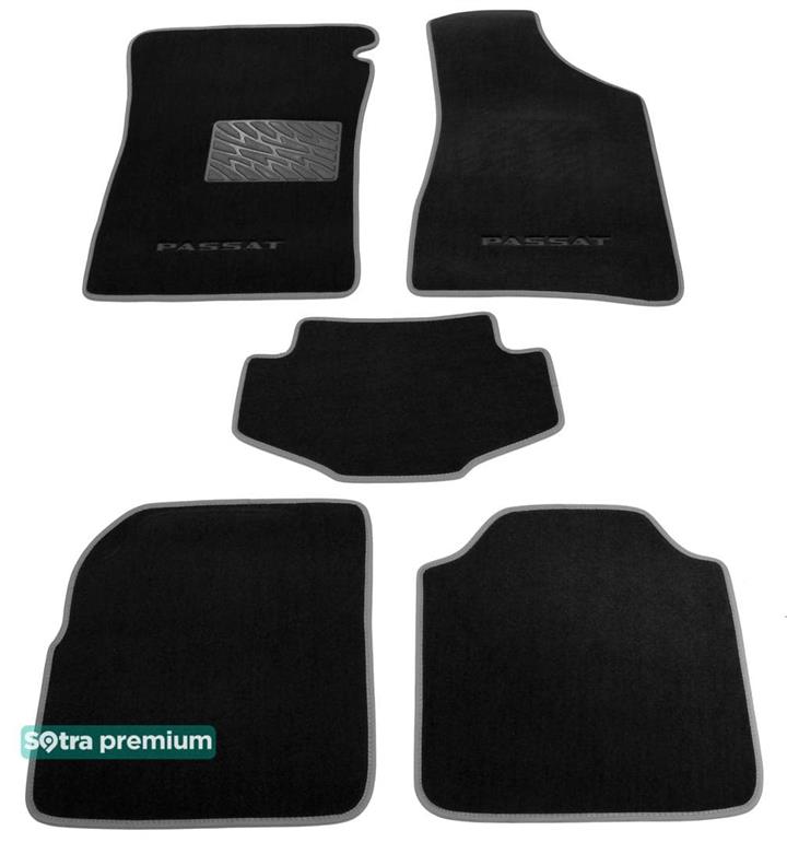 Sotra 00872-CH-BLACK Килимки салону Sotra двошарові чорні для Volkswagen Passat (1993-1996), комплект 00872CHBLACK: Купити в Україні - Добра ціна на EXIST.UA!