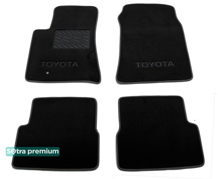 Sotra 00957-CH-BLACK Килимки салону Sotra двошарові чорні для Toyota Celica (2002-2006), комплект 00957CHBLACK: Купити в Україні - Добра ціна на EXIST.UA!