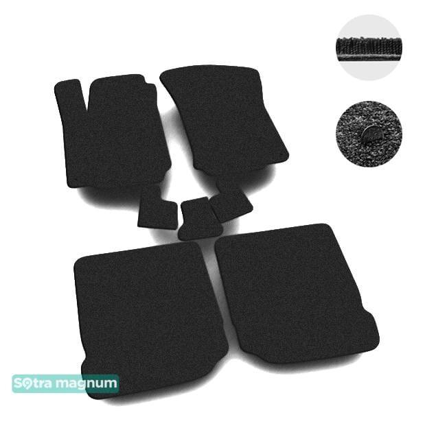Sotra 01004-MG15-BLACK Килимки салону Sotra двошарові чорні для Seat Toledo/Leon, комплект 01004MG15BLACK: Купити в Україні - Добра ціна на EXIST.UA!