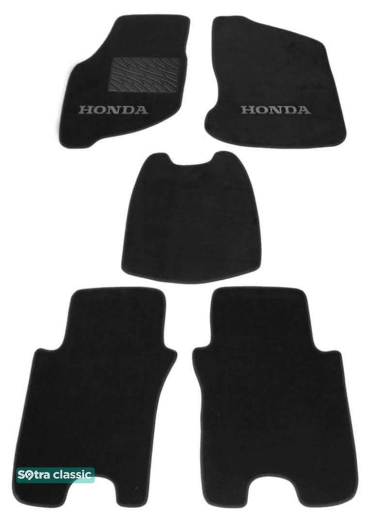 Sotra 01039-GD-BLACK Килимки салону Sotra двошарові чорні для Honda Jazz / fit (2002-2004), комплект 01039GDBLACK: Купити в Україні - Добра ціна на EXIST.UA!