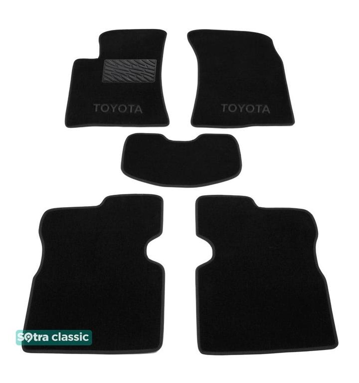 Sotra 01068-GD-BLACK Килимки салону Sotra двошарові чорні для Toyota Avensis (2003-2008), комплект 01068GDBLACK: Купити в Україні - Добра ціна на EXIST.UA!