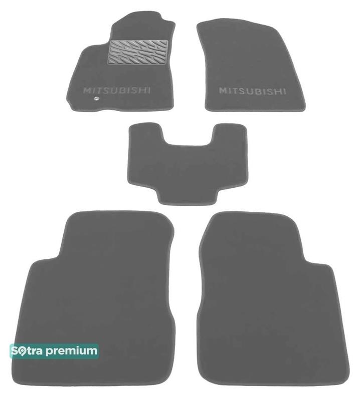 Sotra 01075-CH-GREY Коврики салона Sotra двухслойные серые для Mitsubishi Outlander (2001-2008), комплект 01075CHGREY: Отличная цена - Купить в Украине на EXIST.UA! 01075CHGREY Sotra Коврики салона Sotra двухслойные серые для Mitsubishi Outlander (2001-2008), комплект
