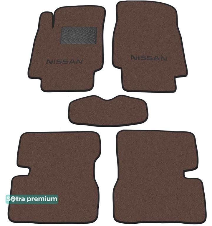 Sotra 01088-CH-CHOCO Килимки салону Sotra двошарові коричневі для Nissan Micra (2002-2010), комплект 01088CHCHOCO: Купити в Україні - Добра ціна на EXIST.UA!