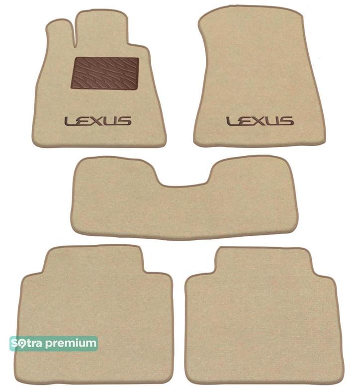 01099CHBEIGE Sotra Коврики салона Sotra двухслойные бежевые для Lexus Gs (1993-1997), комплект
