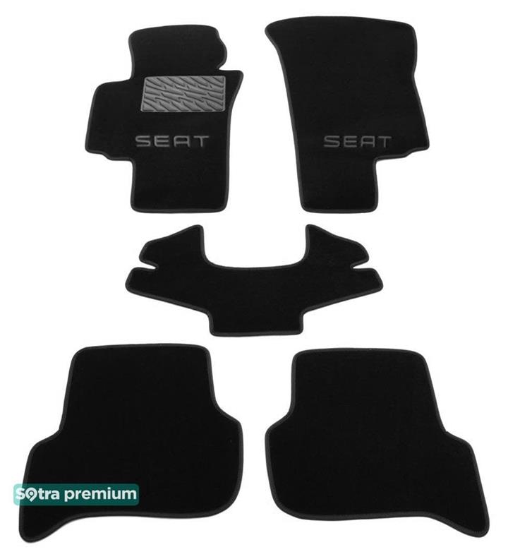 Sotra 01301-CH-BLACK Килимки салону Sotra двошарові чорні для Seat Altea / toledo / leon (2004-2009), комплект 01301CHBLACK: Купити в Україні - Добра ціна на EXIST.UA!