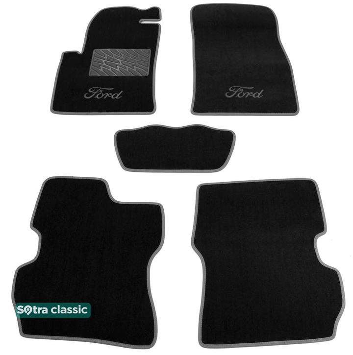 Sotra 01356-GD-BLACK Килимки салону Sotra двошарові чорні для Ford Fusion (2002-2005), комплект 01356GDBLACK: Приваблива ціна - Купити в Україні на EXIST.UA!