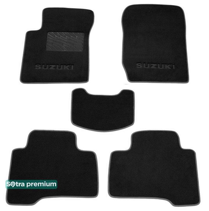 Sotra 01364-CH-BLACK Килимки салону Sotra двошарові чорні для Suzuki Grand vitara (2005-), комплект 01364CHBLACK: Купити в Україні - Добра ціна на EXIST.UA!