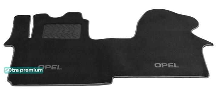 Sotra 01382-CH-BLACK Килимки салону Sotra двошарові чорні для Opel Vivaro (2001-2014), комплект 01382CHBLACK: Купити в Україні - Добра ціна на EXIST.UA!