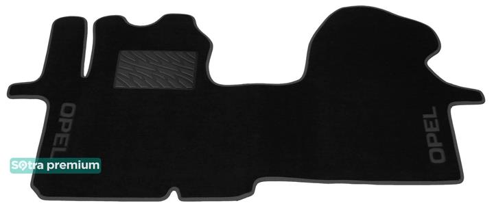 Sotra 01391-CH-BLACK Килимки салону Sotra двошарові чорні для Opel Vivaro (2001-2014), комплект 01391CHBLACK: Приваблива ціна - Купити в Україні на EXIST.UA!
