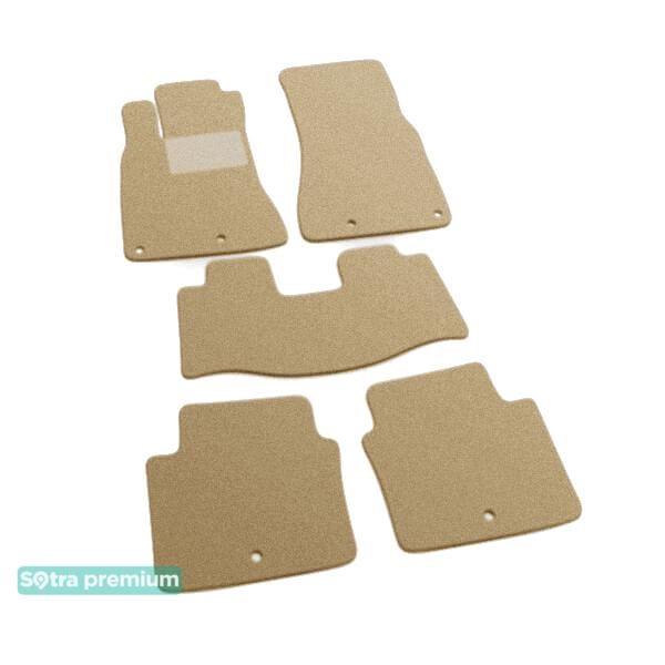 01416CHBEIGE Sotra Коврики салона Sotra двухслойные бежевые для Lexus Gs (1998-2005), комплект