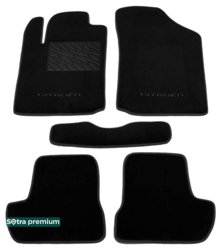 Sotra 01417-CH-BLACK Килимки салону Sotra двошарові чорні для Citroen C2 (2003-2009), комплект 01417CHBLACK: Купити в Україні - Добра ціна на EXIST.UA!