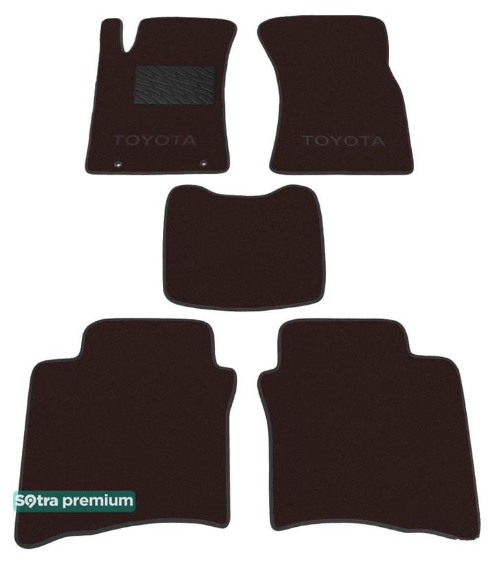 Sotra 01430-CH-CHOCO Килимки салону Sotra двошарові коричневі для Toyota Fortuner (2006-2015), комплект 01430CHCHOCO: Купити в Україні - Добра ціна на EXIST.UA!
