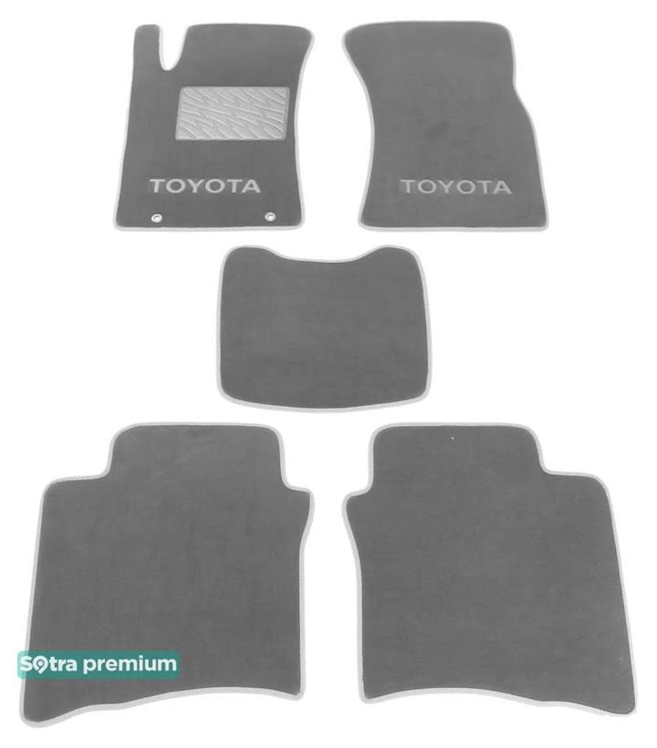 Sotra 01430-CH-GREY Килимки салону Sotra двошарові сірі для Toyota Fortuner (2006-2015), комплект 01430CHGREY: Купити в Україні - Добра ціна на EXIST.UA!