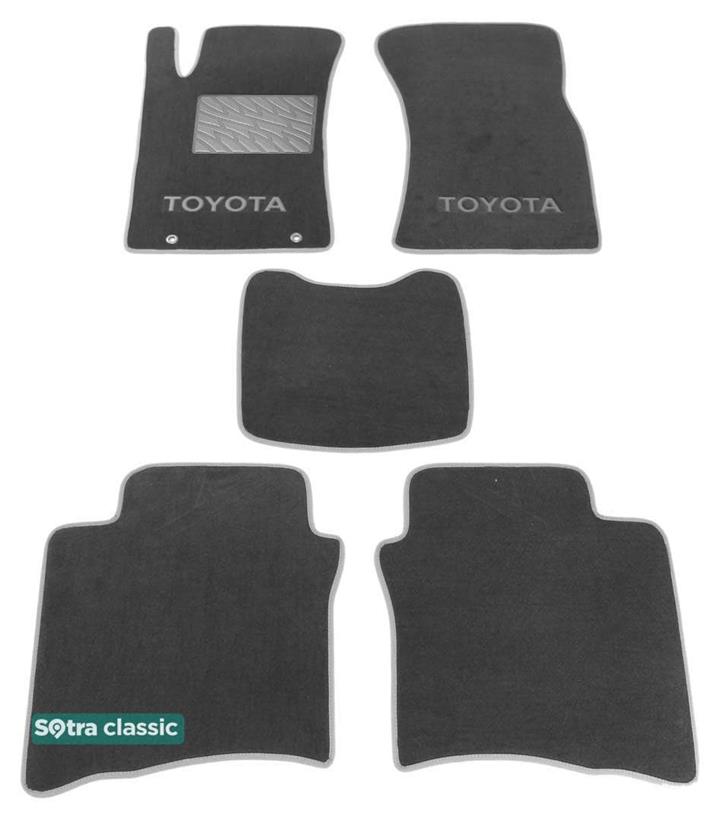 Sotra 01430-GD-GREY Килимки салону Sotra двошарові сірі для Toyota Fortuner (2006-2015), комплект 01430GDGREY: Купити в Україні - Добра ціна на EXIST.UA!